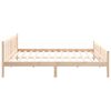 vidaXL Estructura de cama sin colchón madera maciza 160x200 cm