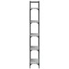 vidaXL Estantería de madera ingeniería gris Sonoma 155,5x24x166,5 cm