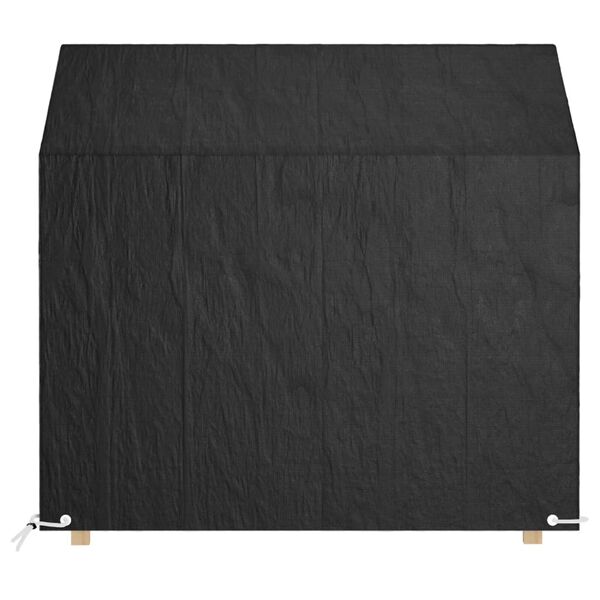 vidaXL Funda para banco de jard&iacute;n 8 ojales polietileno 130x70x70/88 cm