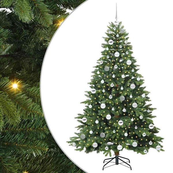 vidaXL &Aacute;rbol de Navidad artificial con 300 LED Verde 180 cm PE y PVC