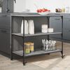 vidaXL Carrito de cocina madera ingeniería gris Sonoma 102x50x95 cm