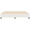 vidaXL Cama tipo Box Spring Crema 200 x 200 cm Telas de pana