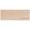 vidaXL Tablero de mesa rectangular madera maciza pino 110x40x1,7 cm