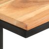vidaXL Mesitas auxiliares 2 uds madera mango maciza 31,5x24,5x64,5 cm