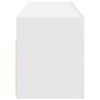 vidaXL Mueble de pared de ba&ntilde;o madera ingenier&iacute;a blanco 100x25x30 cm
