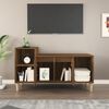 vidaXL Mueble para TV madera contrachapada marrón roble 100x35x55 cm