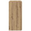 vidaXL Armario de almacenamiento Roble artisan 80 x 42.5 x 93.5 cm