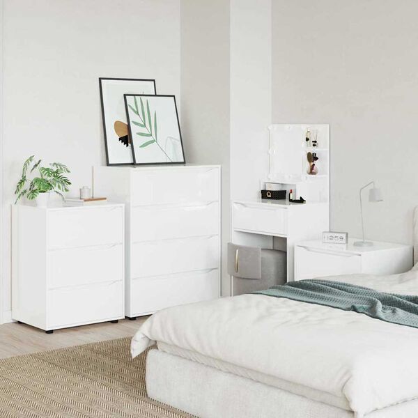 vidaXL Armario de almacenamiento brillante 60 x 48 x 81 cm