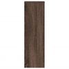 vidaXL Soportes de plantas 2 uds madera marr&oacute;n roble 25x25x80 cm