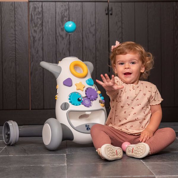 Bo Jungle Andador para beb&eacute;s B-Walking Aid Jumpy gris