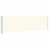 vidaXL Toldo lateral retr&aacute;ctil de jard&iacute;n crema 180x614 cm