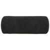 vidaXL Cojines Bolster 2 pcs Negro Ø 15 x 40 cm Tela de pana