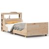 vidaXL Estructura de cama sin colchón madera maciza de pino 90x200 cm