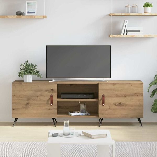 vidaXL Gabinete de TV Roble artisan 150 x 30 x 50 cm