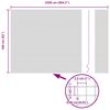 vidaXL Poste de Valla Plateado 25 x 1,6 m (malla de 25 x 25 mm) Acero