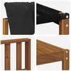 vidaXL Conjunto de sof&aacute;s de exterior con coj&iacute;n 11 pcs Natural y negro