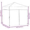 vidaXL Carpa para fiestas plegable con paredes laterales azul 2x2 m