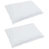 vidaXL Almohada con almohada 2 pcs 50 x 75 cm Pluma