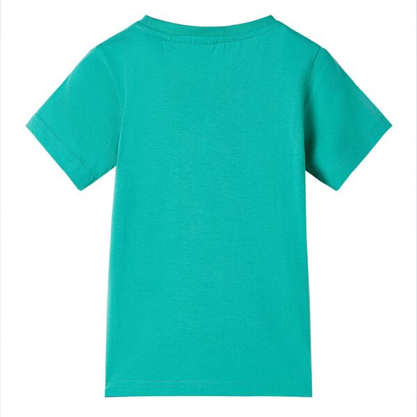 Camiseta infantil verde ne&oacute;n 140