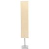 vidaXL L&aacute;mpara de pie con soporte de acero 135 cm beige