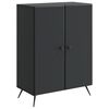 vidaXL Aparador Negro 66 x 34,5 x 90 cm Madera de Ingenier&iacute;a