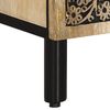vidaXL Armario auxiliar madera maciza de mango 90x33x75 cm