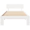 vidaXL Estructura de cama 90 x 200 cm Madera de pino macizo