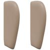vidaXL Oreja de cabecero Canela 40 x 23 x 6 cm PVC