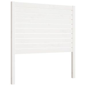 vidaXL Cabecero de cama madera maciza de pino blanco 81x4x100 cm