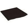 vidaXL Estante de pared madera roble tratada marr&oacute;n oscuro 60x60x2 cm