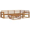 vidaXL Conjunto de sof&aacute;s de exterior 5 pcs Natural