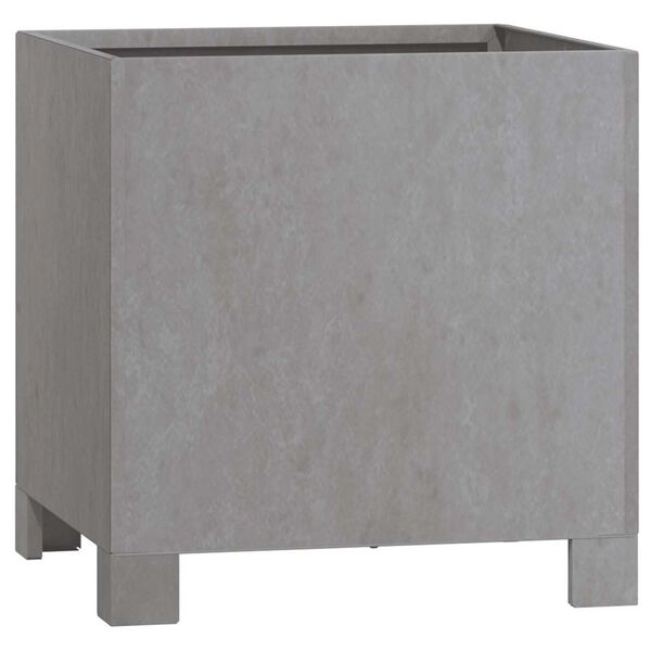 vidaXL Jardineras con patas 2 uds acero corten oxidado 30x30x30 cm