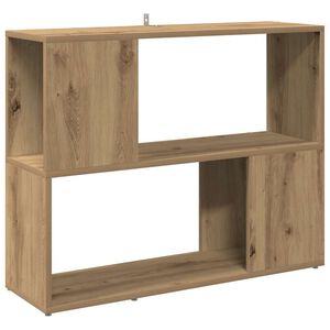 vidaXL Estanter&iacute;a/divisor de espacios roble artisan 80x24x63 cm