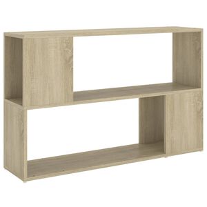 vidaXL Librer&iacute;a de madera contrachapada roble Sonoma 100x24x63 cm