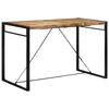 vidaXL Mesa de bar madera maciza de mango rugoso 175x90x110 cm