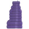 vidaXL Juego de toallas FROGN 12 piezas morado 360 g/m&sup2;