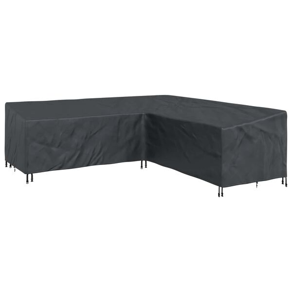 vidaXL Funda para muebles Negro 270 x 270 x 80 cm Tela Oxford 420D