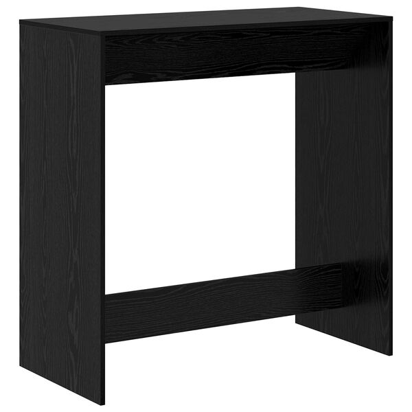 vidaXL Mesa de Bar Roble Negro 102 x 50 x 103,5 cm