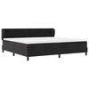 vidaXL Cama tipo Box Spring con colch&oacute;n Negro 200 x 200 cm Terciopelo