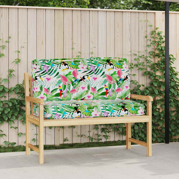 vidaXL Coj&iacute;n Floral Multicolor 120 x 50 x 12 cm Tela Oxford