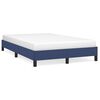 vidaXL Estructura de cama sin colch&oacute;n tela azul 120x190 cm