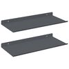 vidaXL Estante flotante Montada en la pared 2 uds. Antracita Acero