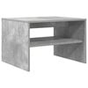 vidaXL Mesa de Caf&eacute; Gris Concreto 60 x 50 x 40 cm Madera de ingenier&iacute;a