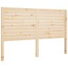 vidaXL Cabecero de cama madera maciza de pino 126x4x100 cm