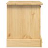 vidaXL Mesita de noche Corona madera maciza de pino 53x39x47 cm