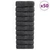 vidaXL Toallas premium SOLUND 50 uds gris antracita 15x21 cm 600 gsm