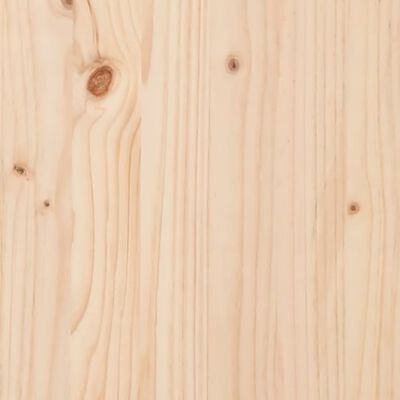 vidaXL Soporte para leña madera maciza de pino 33,5x30x110 cm