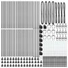 vidaXL Poste de Valla 52 pcs Gris 3,2 x 3,2 x 90 cm