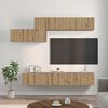 vidaXL Conjunto de mueble de TV 7 pcs Roble artisan 60 x 30 x 30 cm