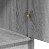 vidaXL Vitrina Gris Sonoma 40 x 40.5 x 75 cm Madera contrachapada